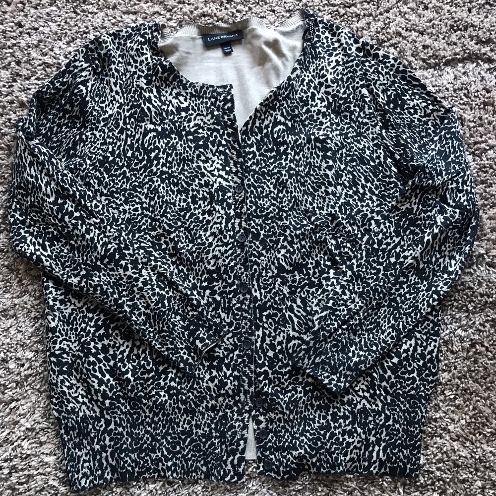 Animal Print Cartigan
